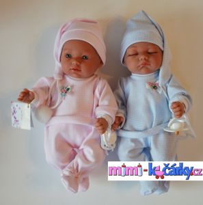 realistické panenky dvojčátka Arias jako živé